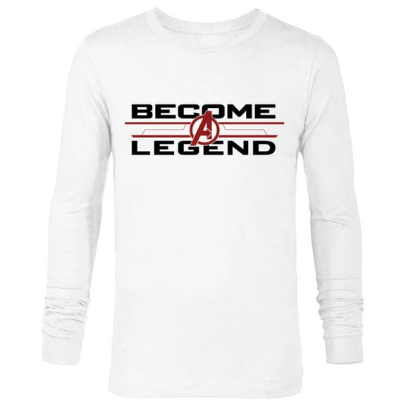 Marvel Avengers: Endgame Become A Legend - Long Sleeve T-Shirt for Men - Customized-White