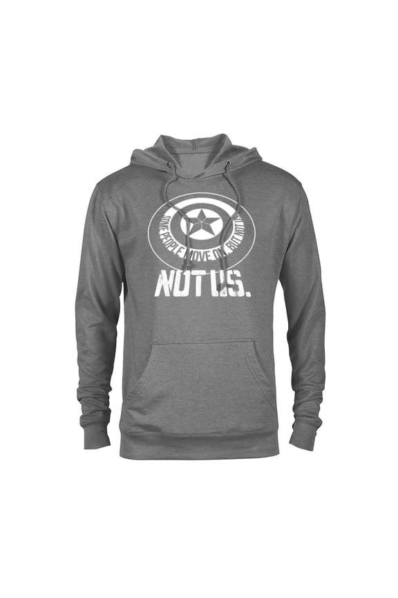 Avengers: Endgame Captain America Shield - Pullover Hoodie for Adults - Customized-Graphite Heather