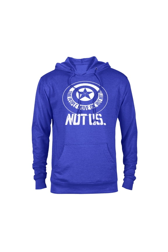 Avengers: Endgame Captain America Shield - Pullover Hoodie for Adults - Customized-Royal Heather