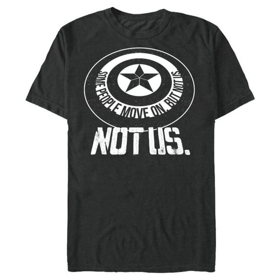 Marvel Avengers: Endgame Captain America Shield - Short Sleeve Blended T-Shirt for Adults - Customized-Dark Heather