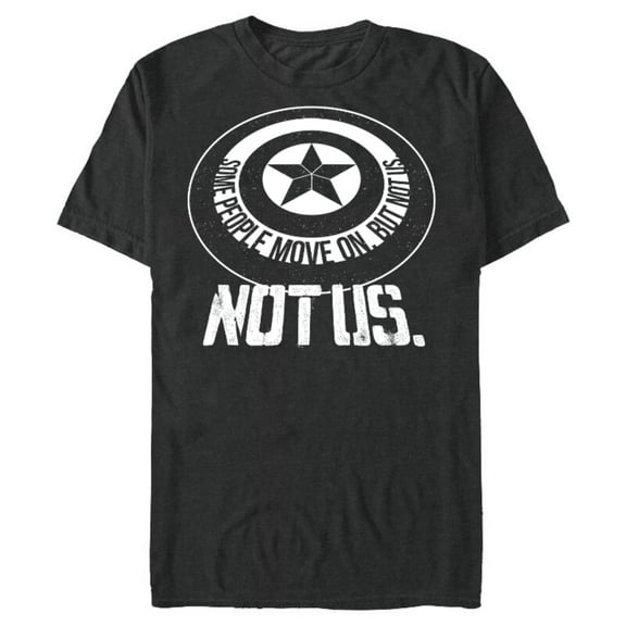 Marvel Avengers: Endgame Captain America Shield - Short Sleeve Blended T-Shirt for Adults - Customized-Dark Heather