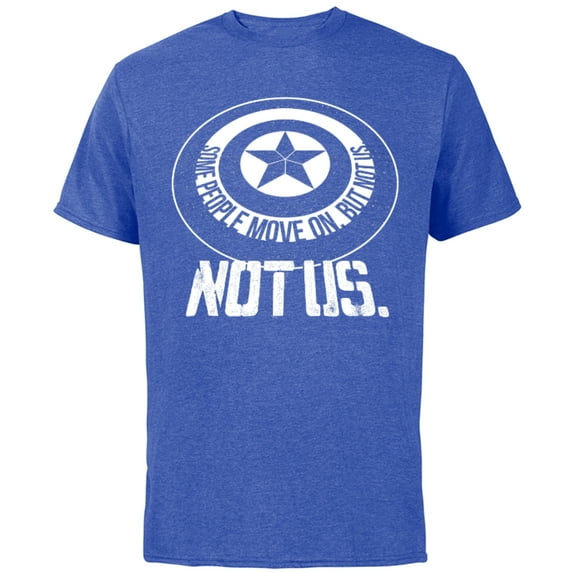 Marvel Avengers: Endgame Captain America Shield - Short Sleeve Cotton T-Shirt for Adults - Customized-Royal Heather