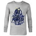 thumbnail image 1 of Marvel Avengers: Endgame Female Super Heroes - Long Sleeve T-Shirt for Men - Customized-Athletic Heather, 1 of 5