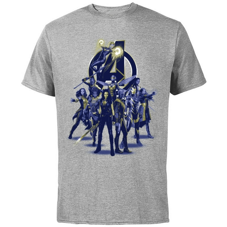 Marvel Avengers: Endgame Female Super Heroes Short Sleeve Cotton