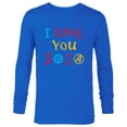 thumbnail image 1 of Marvel Avengers: Endgame I Love You 3000 Drawing - Long Sleeve T-Shirt for Men - Customized-Royal, 1 of 5