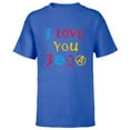 thumbnail image 1 of Marvel Avengers: Endgame I Love You 3000 Drawing - Short Sleeve T-Shirt for Kids - Customized-Royal, 1 of 5