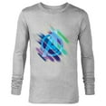 thumbnail image 1 of Marvel Avengers: Endgame Logo Blurred Ink - Long Sleeve T-Shirt for Men - Customized-Athletic Heather, 1 of 5