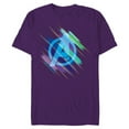 thumbnail image 1 of Marvel Avengers: Endgame Logo Blurred Ink - Short Sleeve Blended T-Shirt for Adults - Customized-Purple, 1 of 5