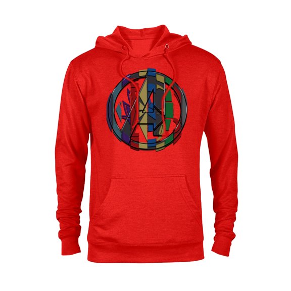 Marvel Avengers: Endgame Logo Hero Colors - Pullover Hoodie for Adults - Customized-Red Heather