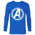 thumbnail image 1 of Marvel Avengers: Endgame Logo Heroes and Legends - Long Sleeve T-Shirt for Men - Customized-Royal, 1 of 5