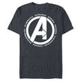 thumbnail image 1 of Marvel Avengers: Endgame Logo Heroes and Legends - Short Sleeve Blended T-Shirt for Adults - Customized-Navy Heather, 1 of 5