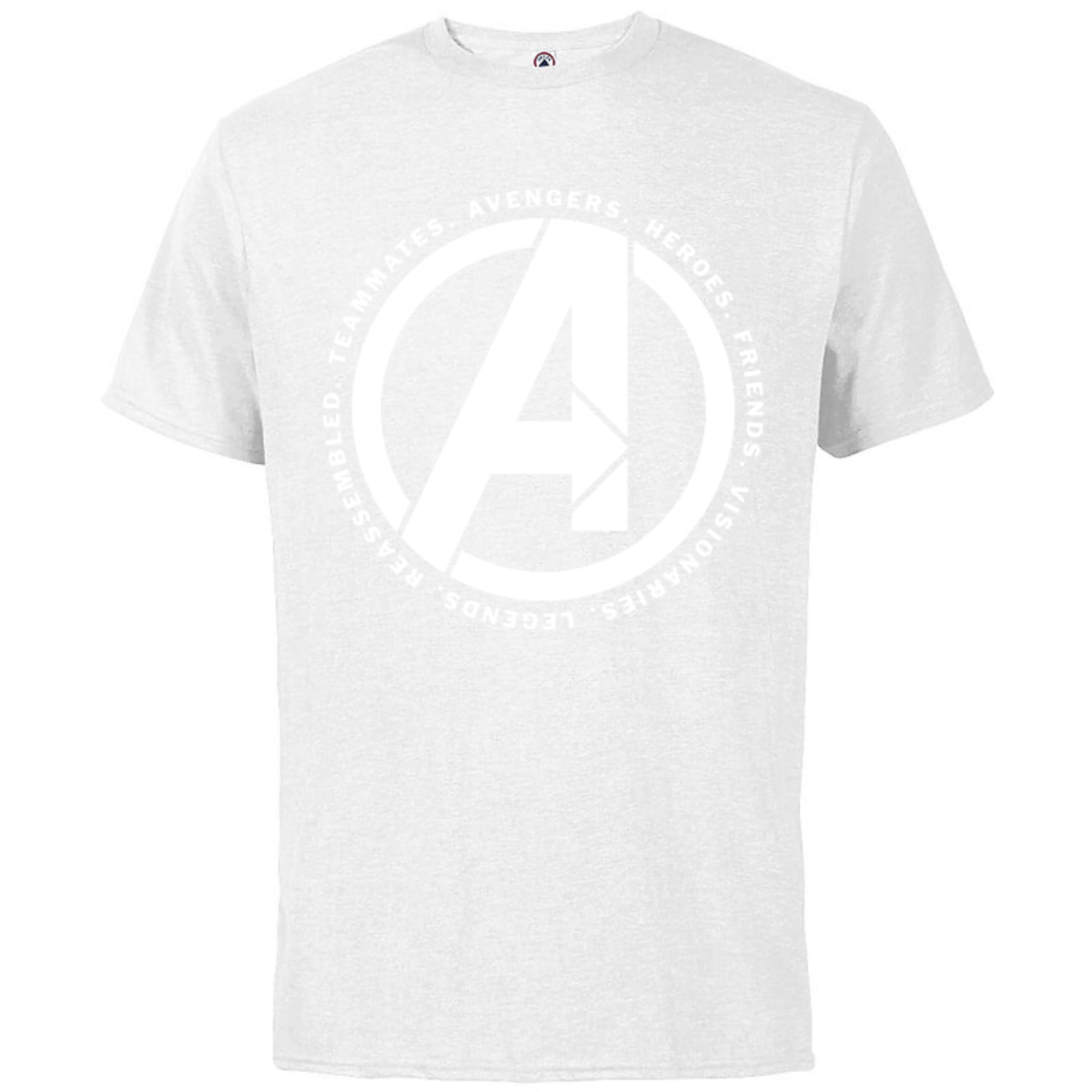 - Shirt Logo Avengers: Sleeve - T- for Cotton Customized-Black Legends Endgame Adults Short and Marvel Heroes