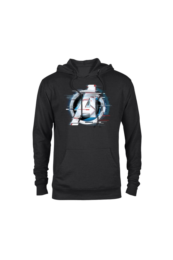 Avengers: Endgame Logo Silver Speed - Pullover Hoodie for Adults - Customized-Black