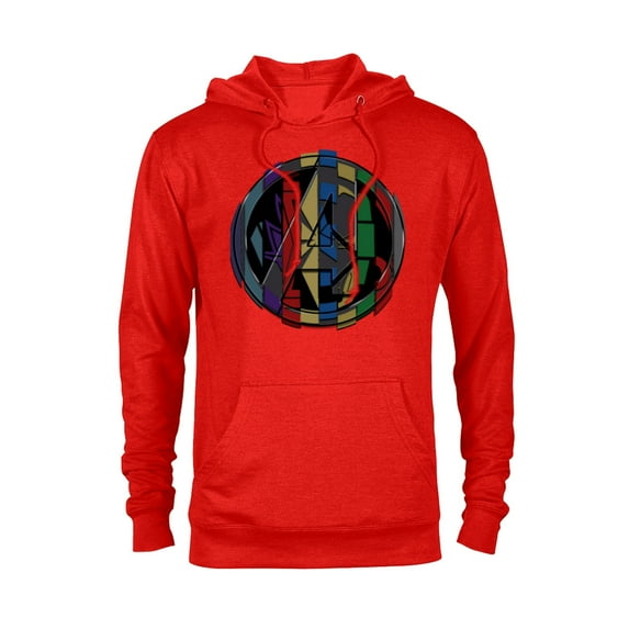 Marvel Avengers: Endgame Logo Super Hero Colors - Pullover Hoodie for Adults - Customized-Red Heather