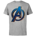 thumbnail image 1 of Marvel Avengers: Endgame Movie Logo in Blue - Short Sleeve Cotton T-Shirt for Adults - Customized-Athletic Heather, 1 of 5
