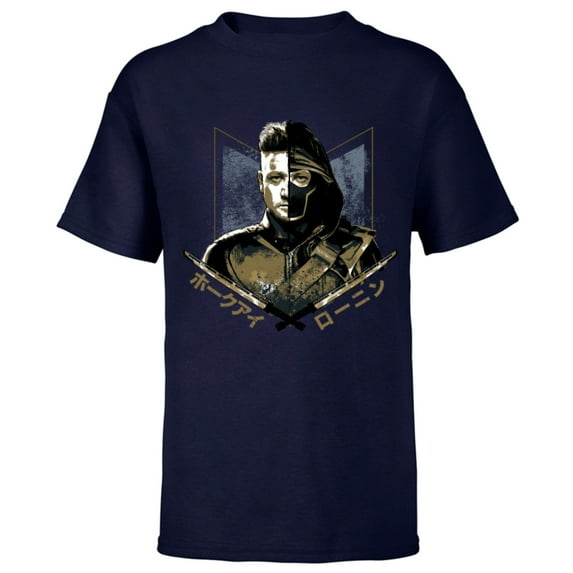 Marvel Avengers: Endgame Ronin Hawkeye - Short Sleeve T-Shirt for Kids - Customized-Navy