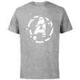 thumbnail image 1 of Marvel Avengers: Endgame Shattered Logo - Short Sleeve Cotton T-Shirt for Adults - Customized-Athletic Heather, 1 of 5