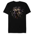 thumbnail image 1 of Marvel Avengers: Endgame Six Super Heroes and Thanos - Short Sleeve Blended T-Shirt for Adults - Customized-Black, 1 of 5