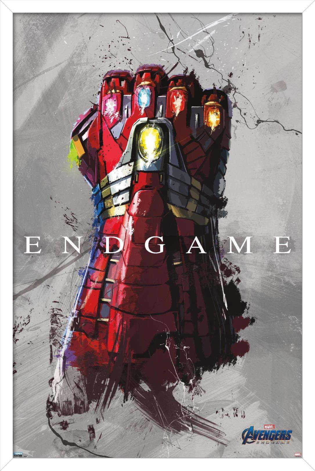 Marvel Avengers: Endgame - Stark Gauntlet Wall Poster, 14.725" x 22.375", Framed