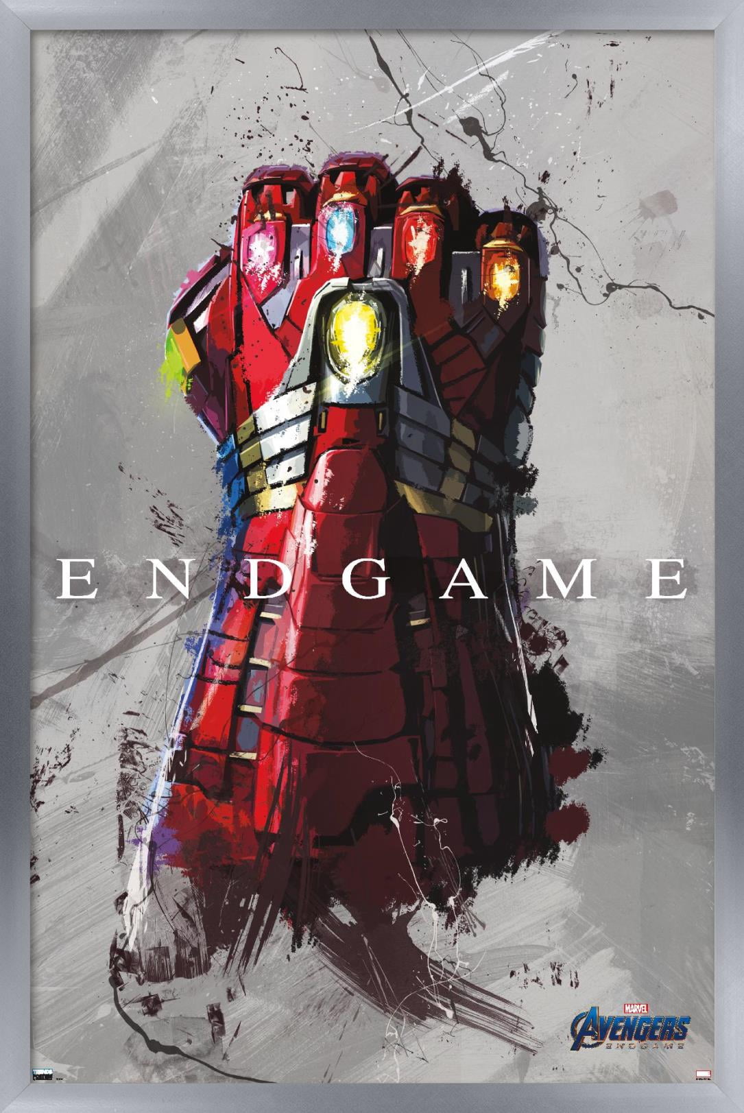 Marvel Avengers: Endgame - Stark Gauntlet Wall Poster, 22.375" x 34", Framed