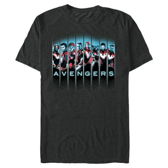 Marvel Avengers: Endgame Super Heroes Assemble - Short Sleeve Blended T-Shirt for Adults - Customized-Dark Heather
