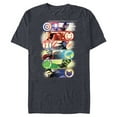 thumbnail image 1 of Marvel Avengers: Endgame Super Heroes Team Up - Short Sleeve Blended T-Shirt for Adults - Customized-Navy Heather, 1 of 5