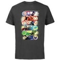 thumbnail image 1 of Marvel Avengers: Endgame Super Heroes Team Up - Short Sleeve Cotton T-Shirt for Adults - Customized-Charcoal, 1 of 5