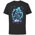 thumbnail image 1 of Marvel Avengers: Endgame Super Heroes vs. Thanos - Short Sleeve Cotton T-Shirt for Adults - Customized-Black, 1 of 5