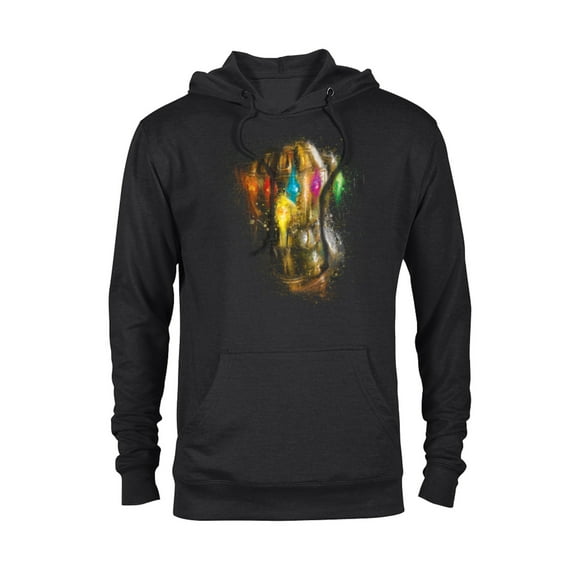Marvel Avengers: Endgame Thanos Infinity Gauntlet - Pullover Hoodie for Adults - Customized-Black