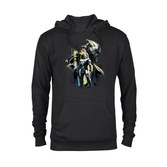 Marvel Avengers: Endgame Thanos in Gold Armor - Pullover Hoodie for Adults - Customized-Black
