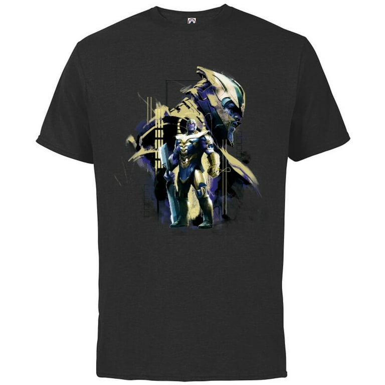 Marvel Avengers Endgame Thanos in Gold Armor Short Sleeve