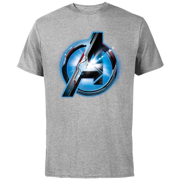 Marvel Avengers: Endgame Uniform Logo - Short Sleeve Cotton T-Shirt for Adults - Customized-Athletic Heather