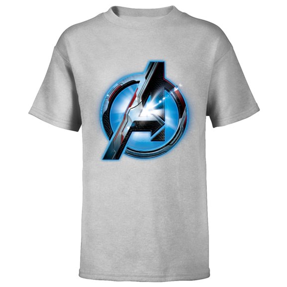 Marvel Avengers: Endgame Uniform Logo - Short Sleeve T-Shirt for Kids - Customized-Athletic Heather