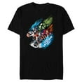 thumbnail image 1 of Marvel Avengers Family Vacation 2023 Iron Man Thor Hulk Cap - Short Sleeve Blended T-Shirt for Adults - Customized-Black, 1 of 5