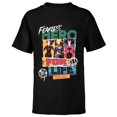 thumbnail image 1 of Marvel Avengers Fearless Hero For Life - Short Sleeve T-Shirt for Kids - Customized-Black, 1 of 5