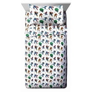 Marvel Avengers Fighting Team Multi-Color 3 Piece Kids Twin Sheet Set