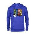 thumbnail image 1 of Marvel Avengers Four Heroes Four Colors - Pullover Hoodie for Adults - Customized-Royal, 1 of 5