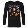 thumbnail image 1 of Marvel Avengers Gingerbread Cookie Ornaments Holiday Standard - Long Sleeve T-Shirt for Men – Customized-Black, 1 of 5
