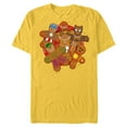 thumbnail image 1 of Marvel Avengers Gingerbread Cookie Plate Holiday Standard - Short Sleeve Blended T-Shirt for Adults – Customized-Yellow, 1 of 5