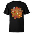 thumbnail image 1 of Marvel Avengers Gingerbread Cookie Plate Holiday Standard - Short Sleeve T-Shirt for Kids – Customized-Black, 1 of 5