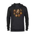 thumbnail image 1 of Marvel Avengers Gingerbread Cookies Holiday - Pullover Hoodie for Adults- Customized-Black, 1 of 5