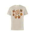 thumbnail image 1 of Marvel Avengers Gingerbread Cookies Holiday - Short Sleeve Cotton T-Shirt for Adults- Customized-Putty, 1 of 4