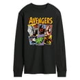 thumbnail image 1 of Marvel - Avengers Grid Retro - Men's Long Sleeve Graphic T-Shirt, 1 of 4