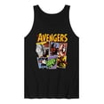 thumbnail image 1 of Marvel - Avengers Grid Retro - Men's Sleeveless Graphic Tank, 1 of 4