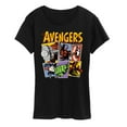 thumbnail image 1 of Marvel - Avengers Grid Retro - Women's Short Sleeve Graphic T-Shirt, 1 of 4