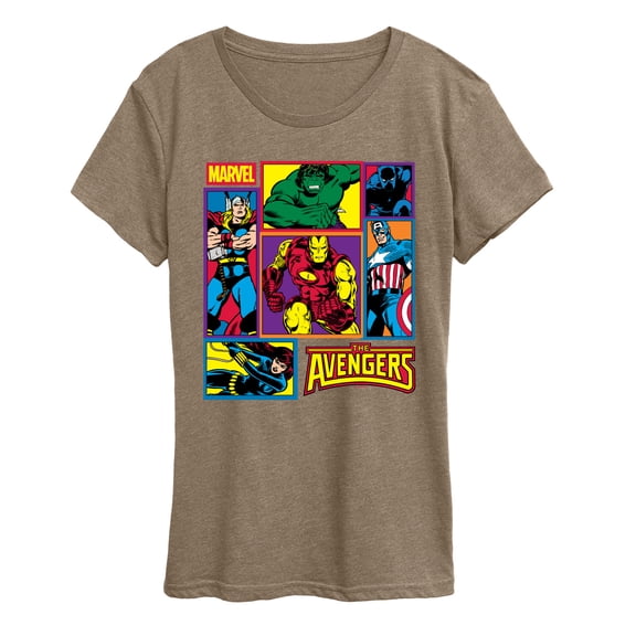 Marvel - Avengers Grid - Women's Short Sleeve Graphic T-Shirt