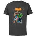 thumbnail image 1 of Marvel Avengers Group Trip Matching Vacation Assemble 2024 - Short Sleeve Cotton T-Shirt for Adults - Customized-Charcoal, 1 of 5