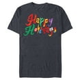 thumbnail image 1 of Marvel Avengers Happy Holidays Standard - Short Sleeve Blended T-Shirt for Adults – Customized-Navy Heather, 1 of 5