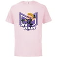 thumbnail image 1 of Marvel Avengers Hawkeye #1 Dad Birthday Father’s Day - Short Sleeve Cotton T-Shirt for Adults - Customized-Soft Pink, 1 of 5