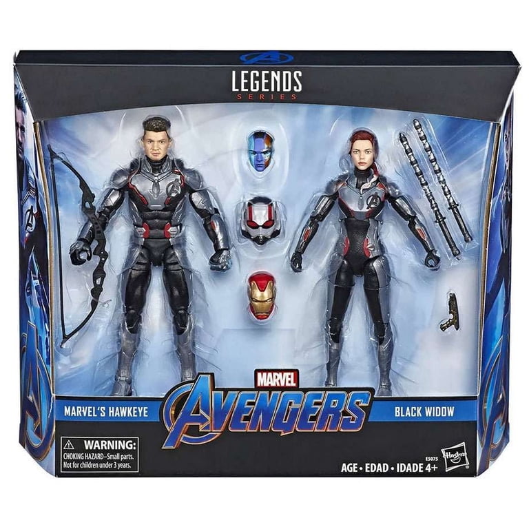 Hasbro Marvel Legends Series, Hawkeye and Black Widow 2-Pack, 6